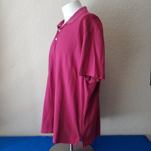 Daniel Cremieux Signature Magenta Golf Polo Shirt XXL - Picture 4 of 6